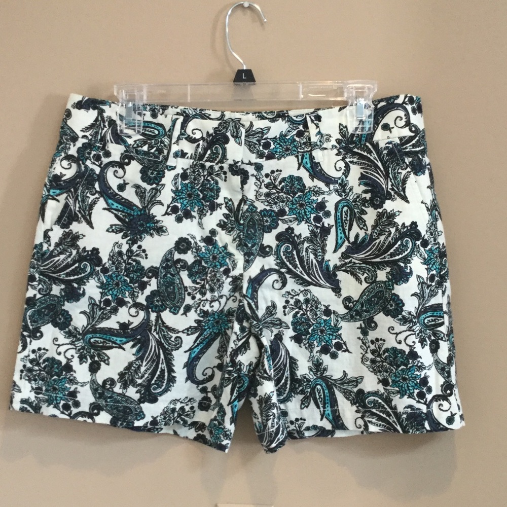 Ann Taylor loft paisley print shorts